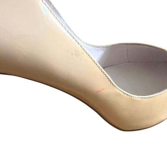 Ted Baker Nude‎ Patent Leather Heels Size 40 | Pointed Toe Classic Pumps Luxury - Picture 7 of 9